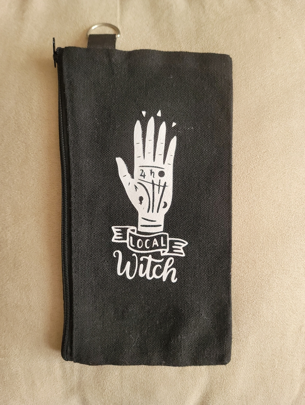 Local Witch Canvas Zipper Pouch